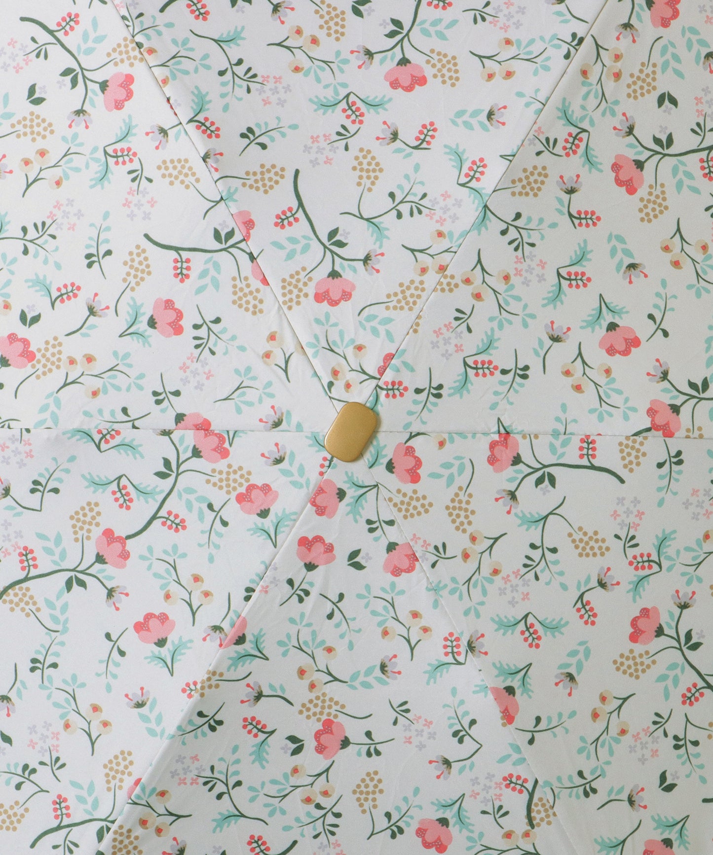 がま口ケース付き カラフル フラワー 超軽量 晴雨兼用 折りたたみ傘