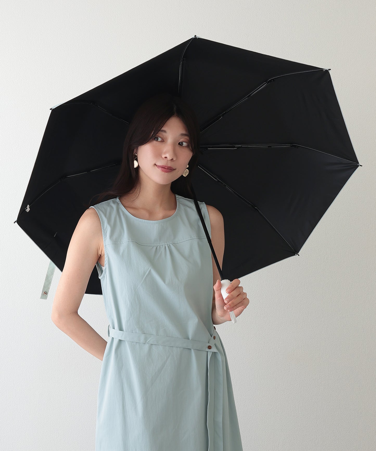 晴雨兼用 シンプル グラデーション 遮光 折りたたみ傘