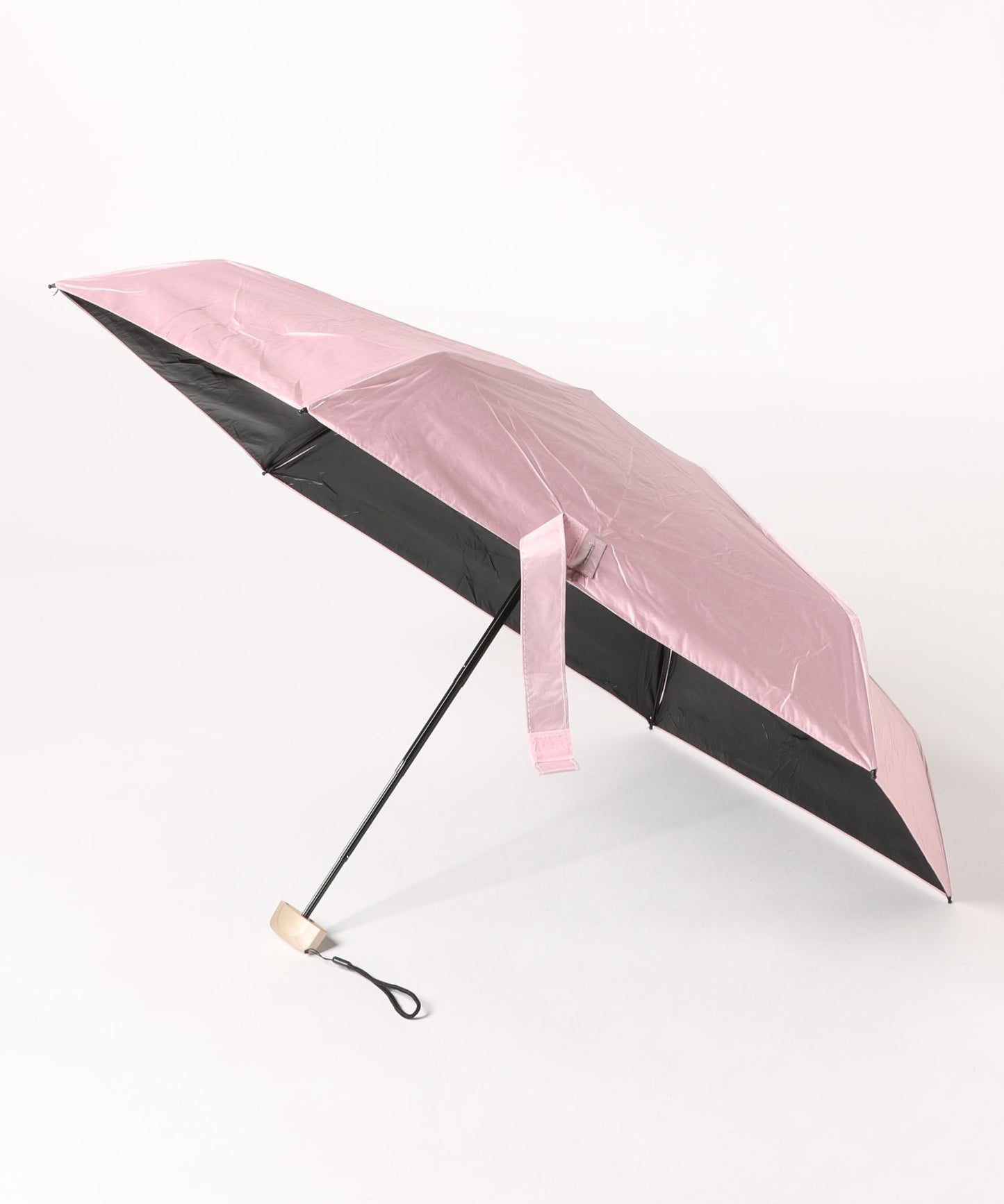 ソリッドカラー 晴雨兼用 ベーシック コンパクト 折りたたみ傘