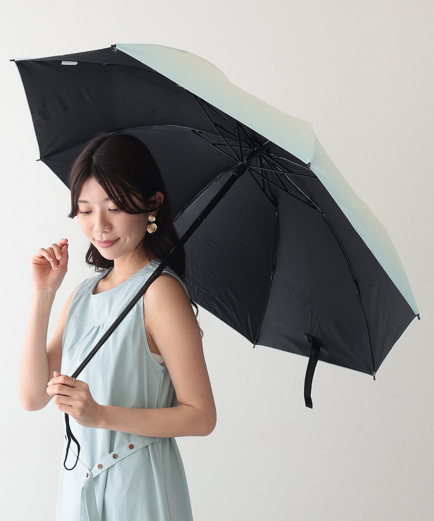晴雨兼用 カラー グラデーション 遮光 折りたたみ傘