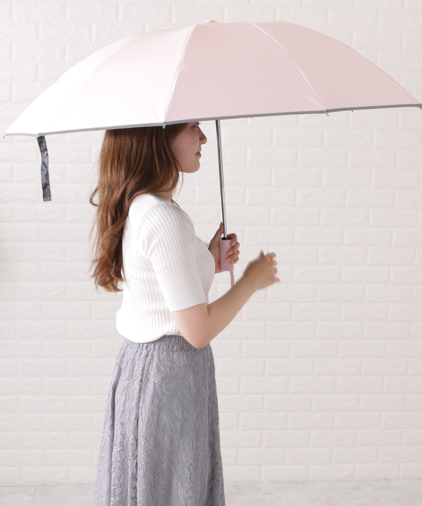 晴雨兼用ラージサイズスタイリッシュ折りたたみ傘