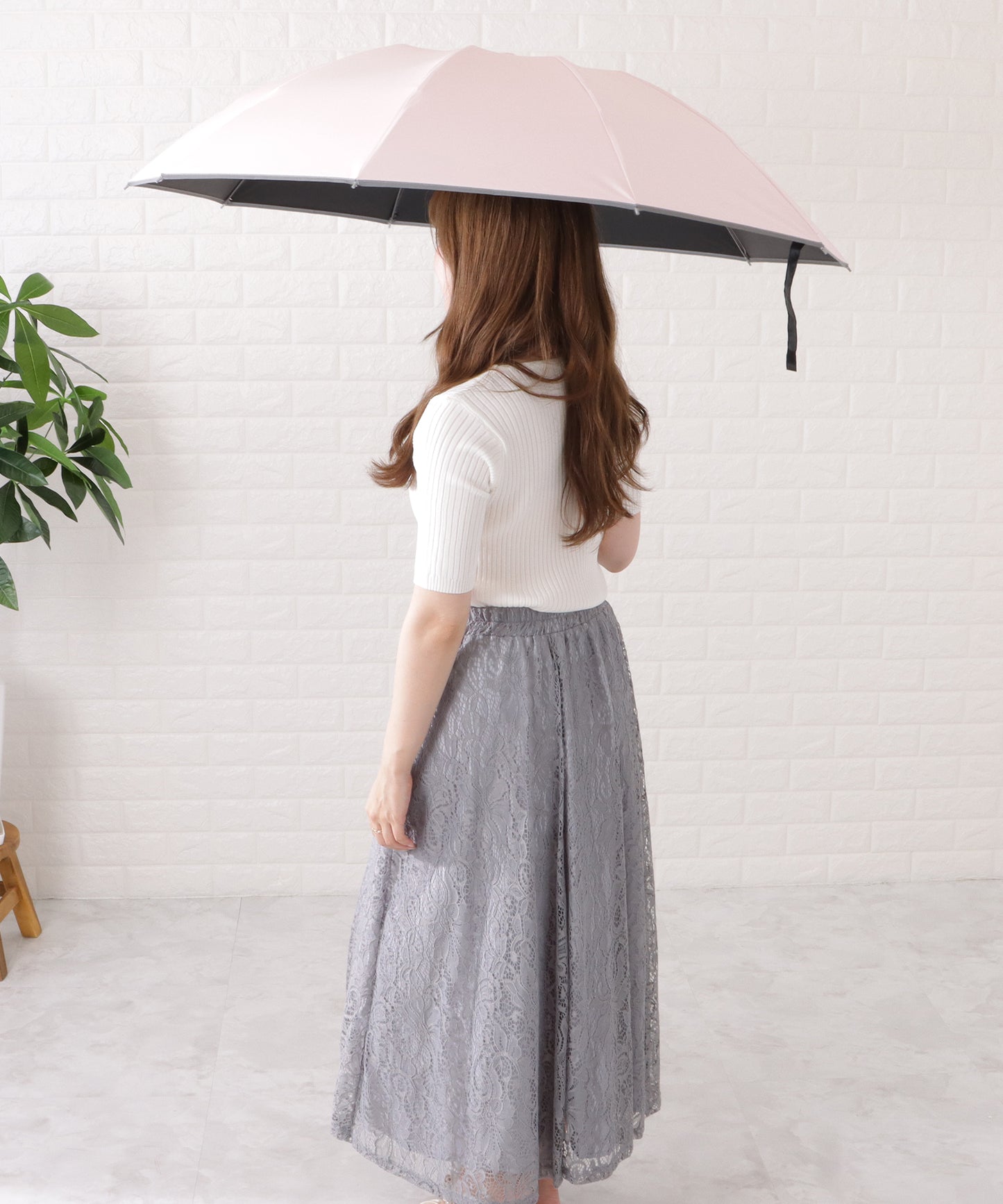 晴雨兼用ラージサイズスタイリッシュ折りたたみ傘