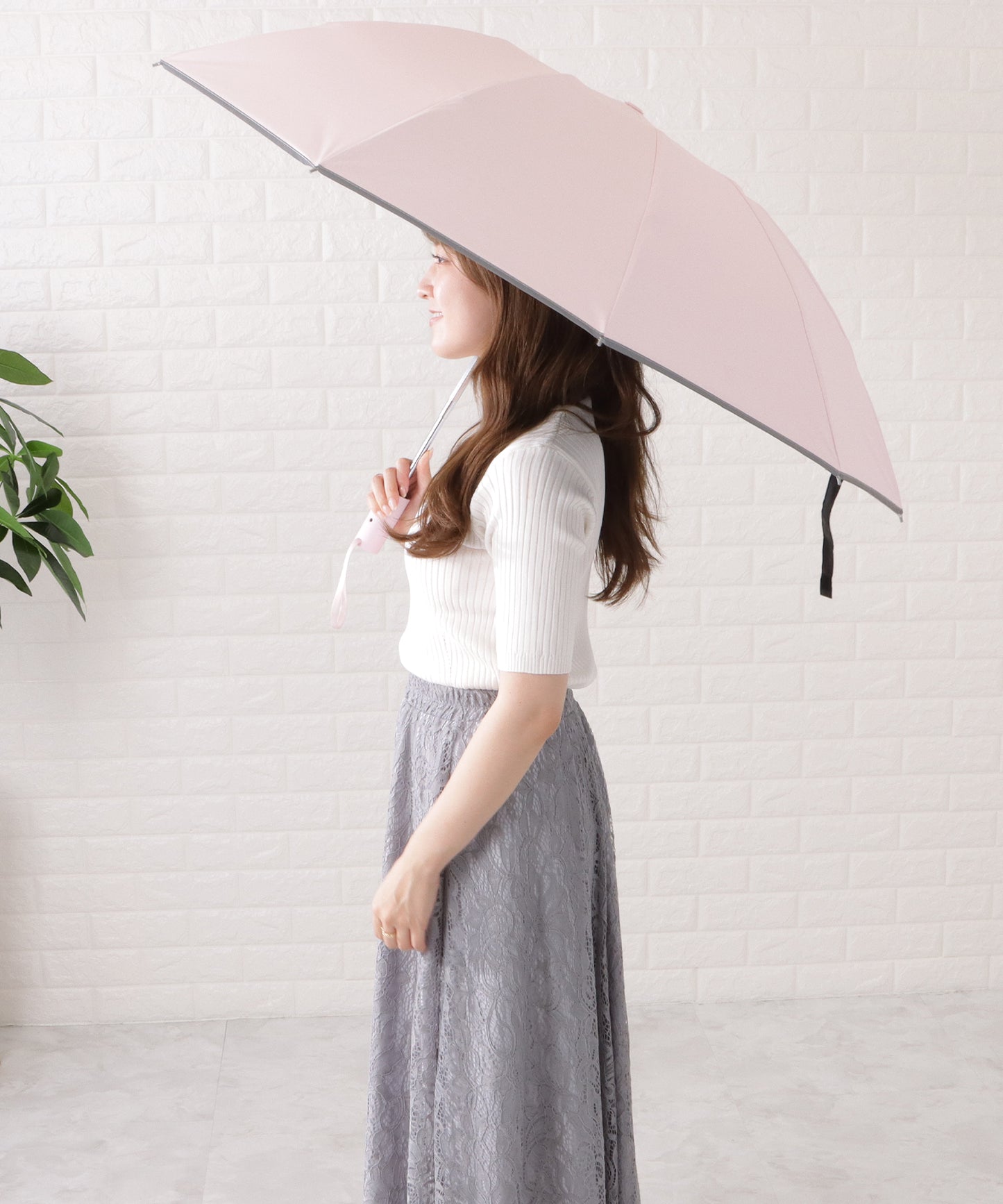 晴雨兼用ラージサイズスタイリッシュ折りたたみ傘