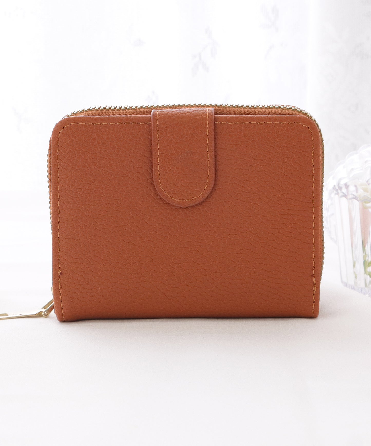 レザー調コンパクトカードケース