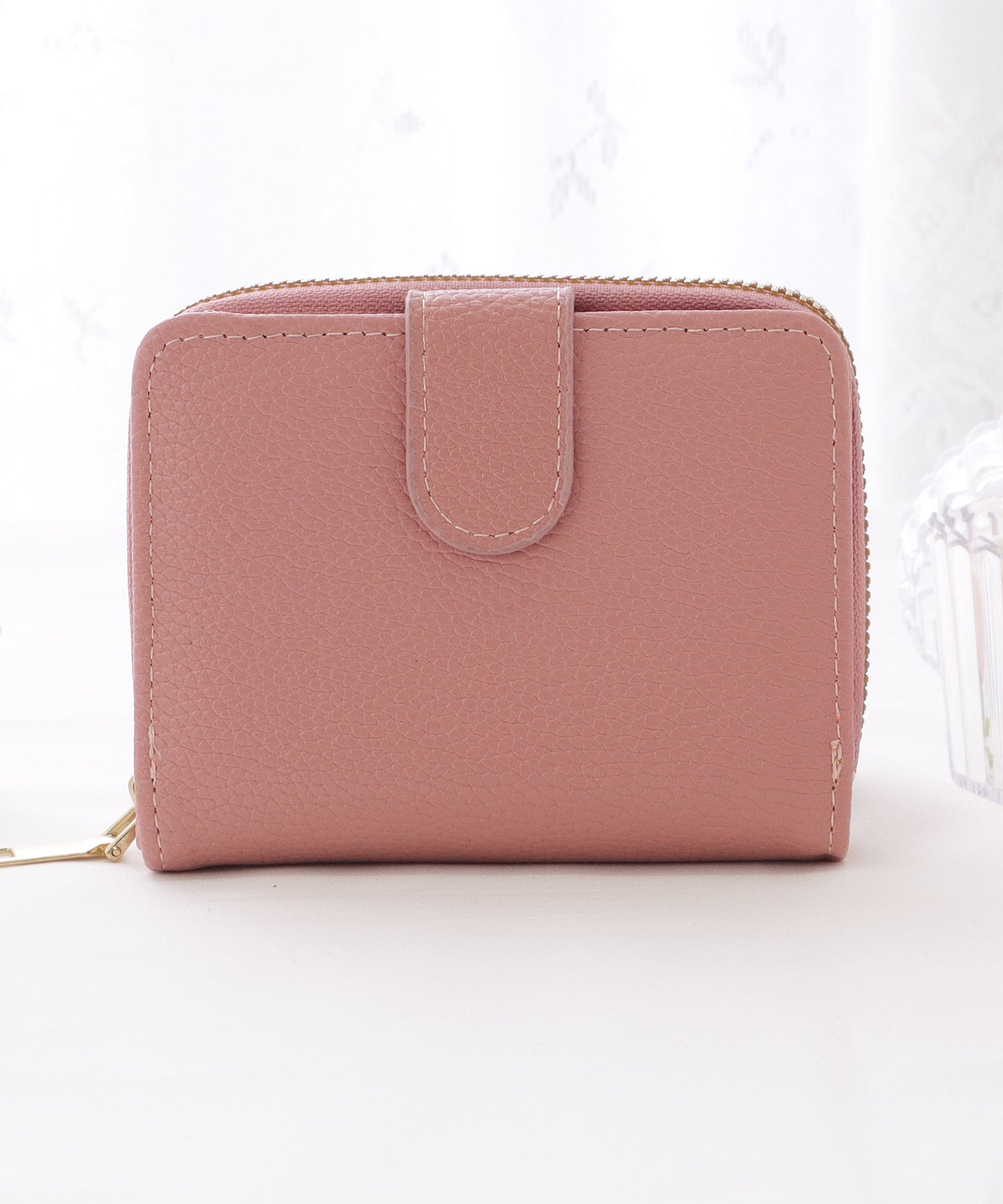 レザー調コンパクトカードケース