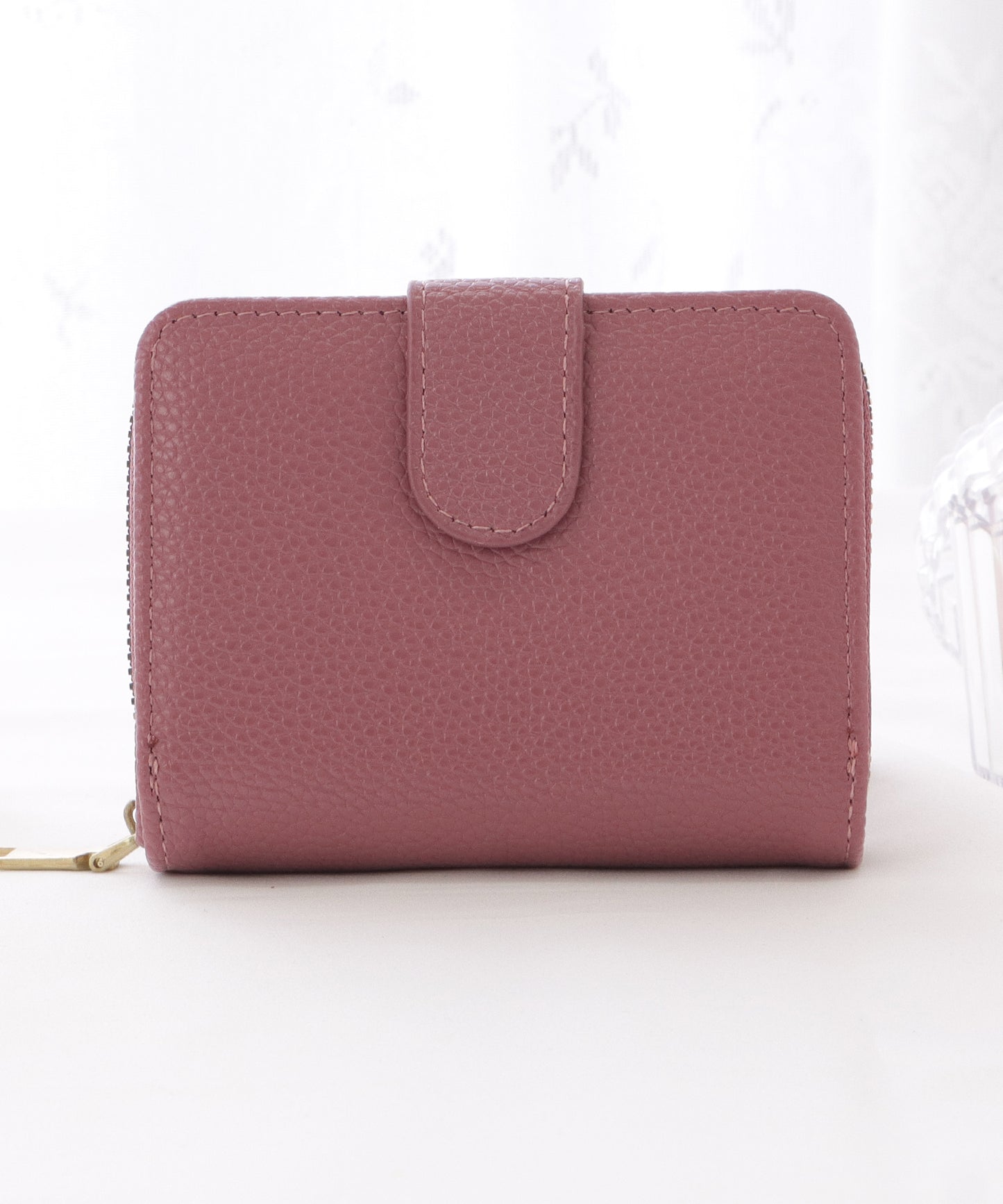 レザー調コンパクトカードケース