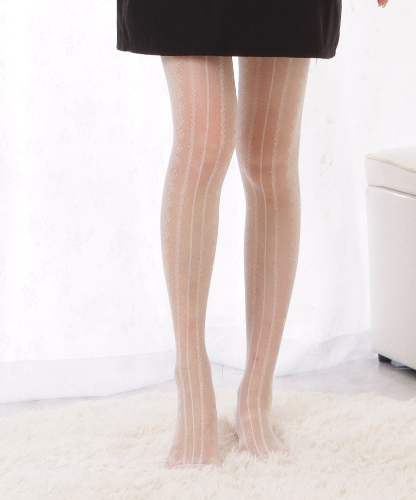 2枚セット フレンチシックレースパンティストッキング