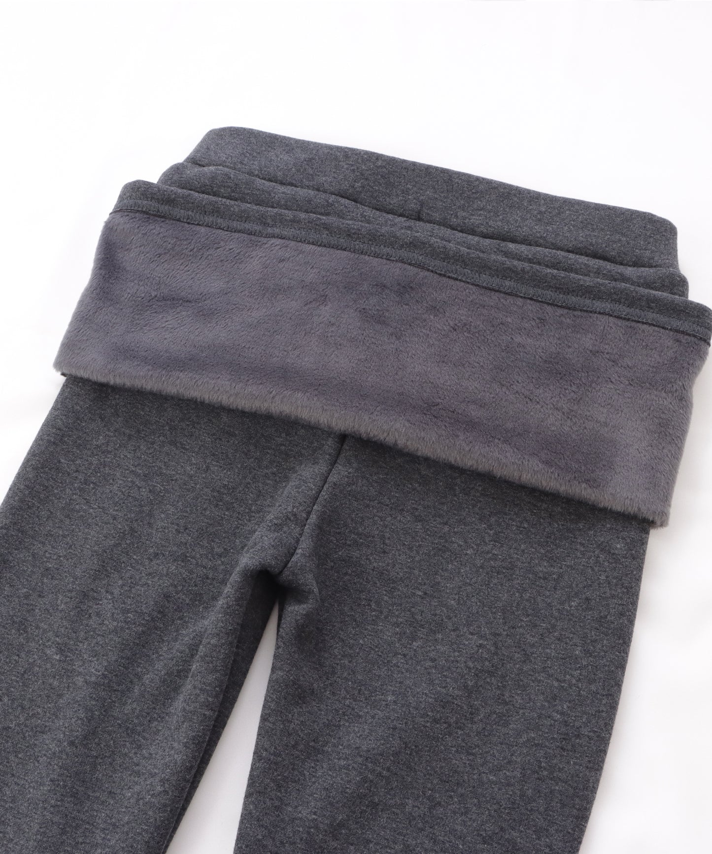 スカート付きフェイクレイヤードレギンス