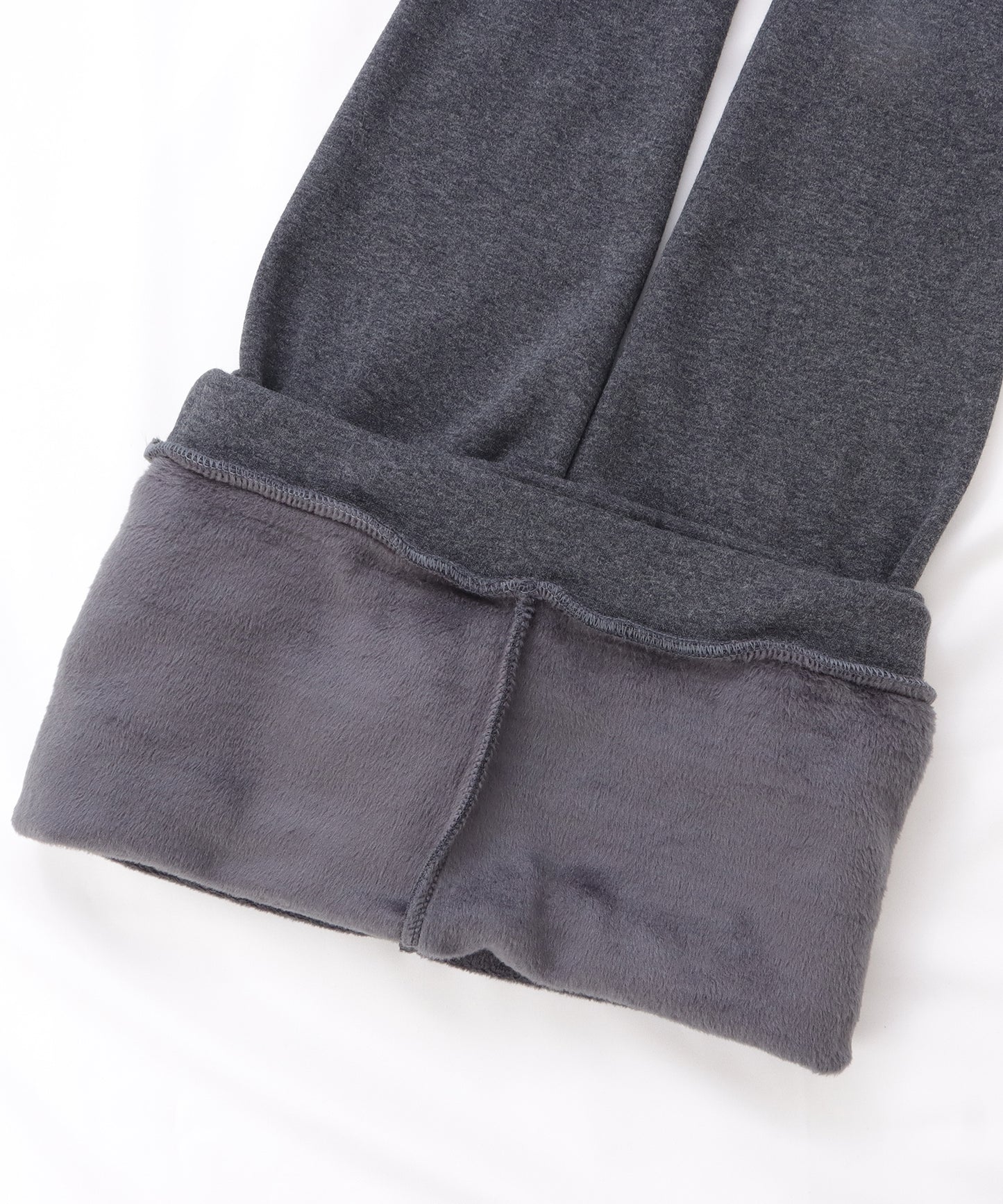 スカート付きフェイクレイヤードレギンス