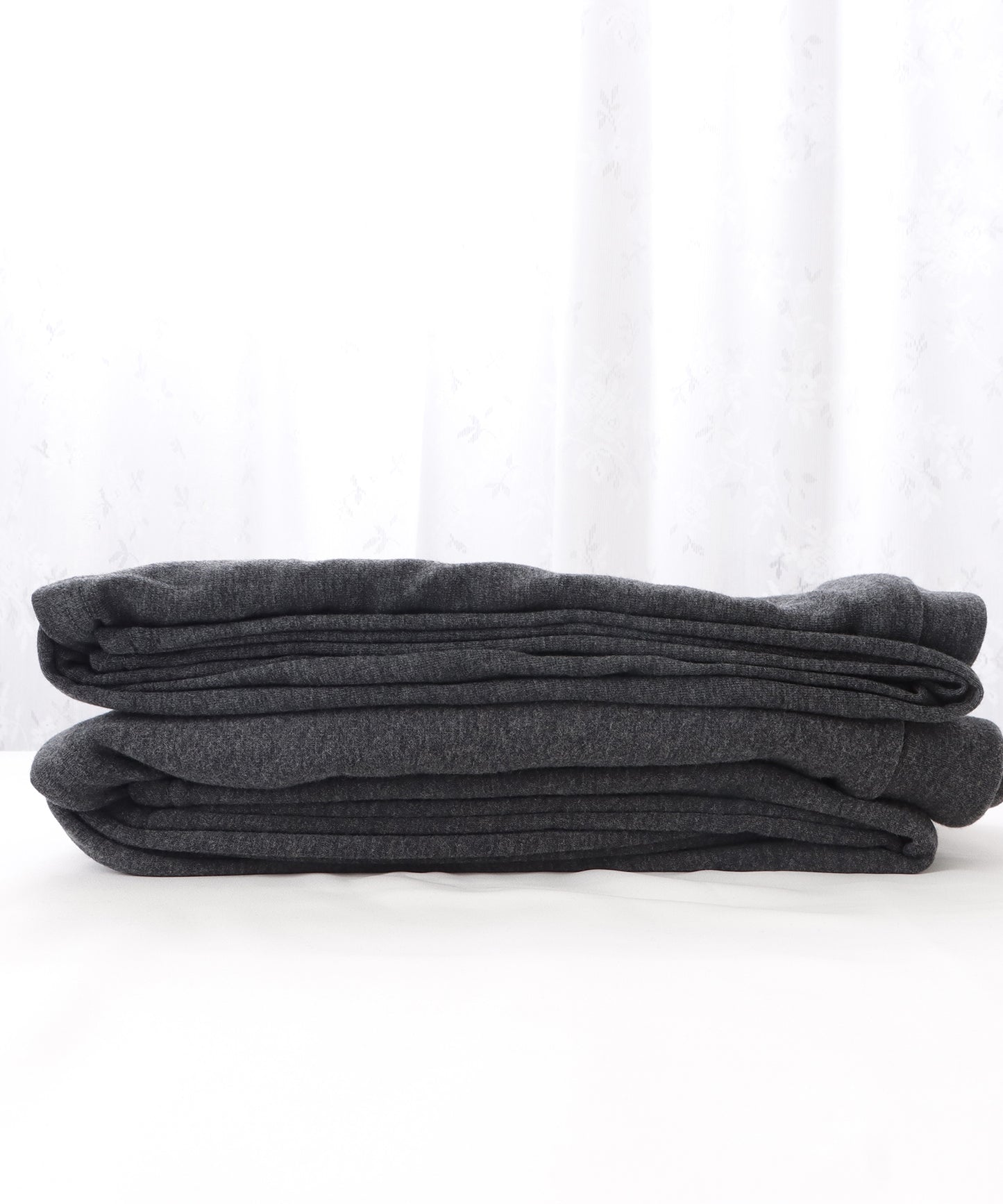 スカート付きフェイクレイヤードレギンス