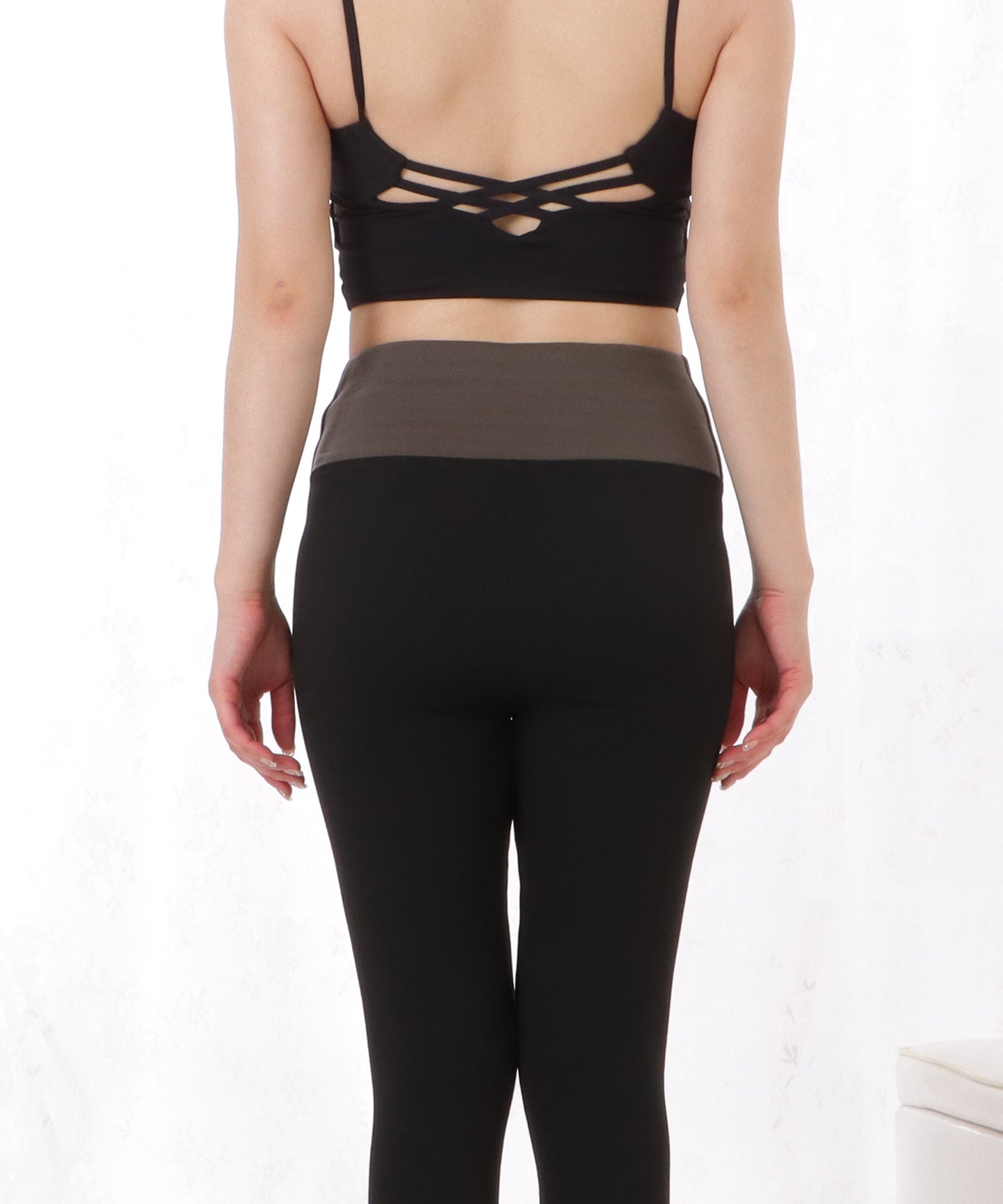 あったか保温クロスデザインレギンス