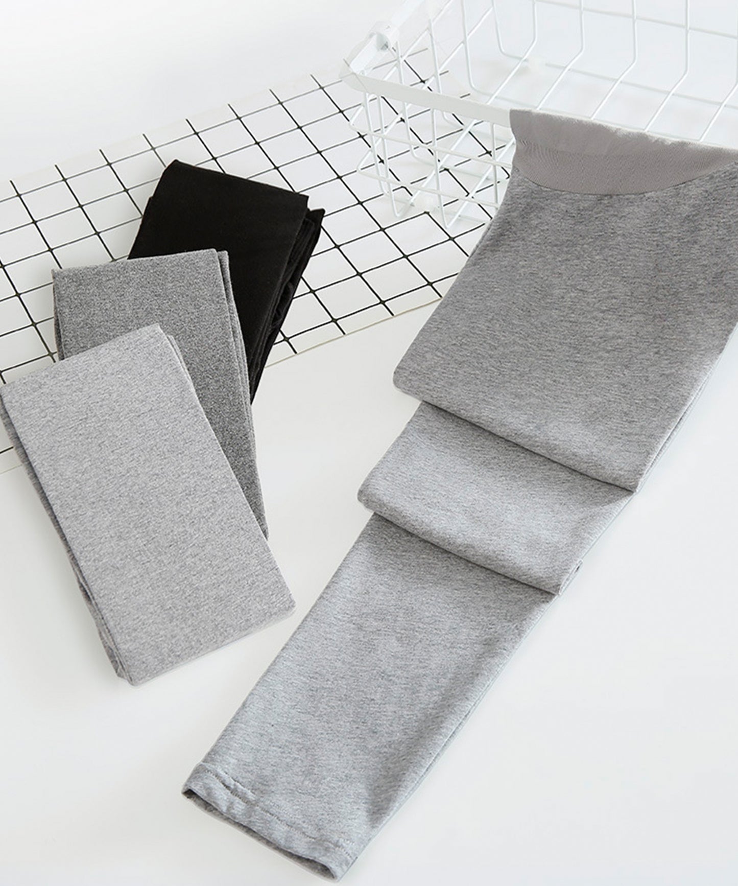 マタニティ裏起毛レギンスヨガパンツ