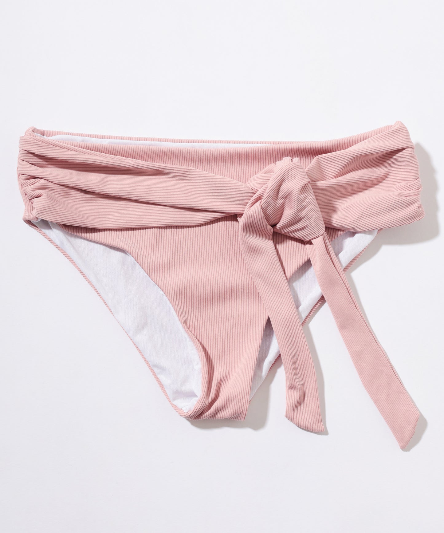 【2点セット】バックリボン 半袖 パフスリーブ セパレート 水着