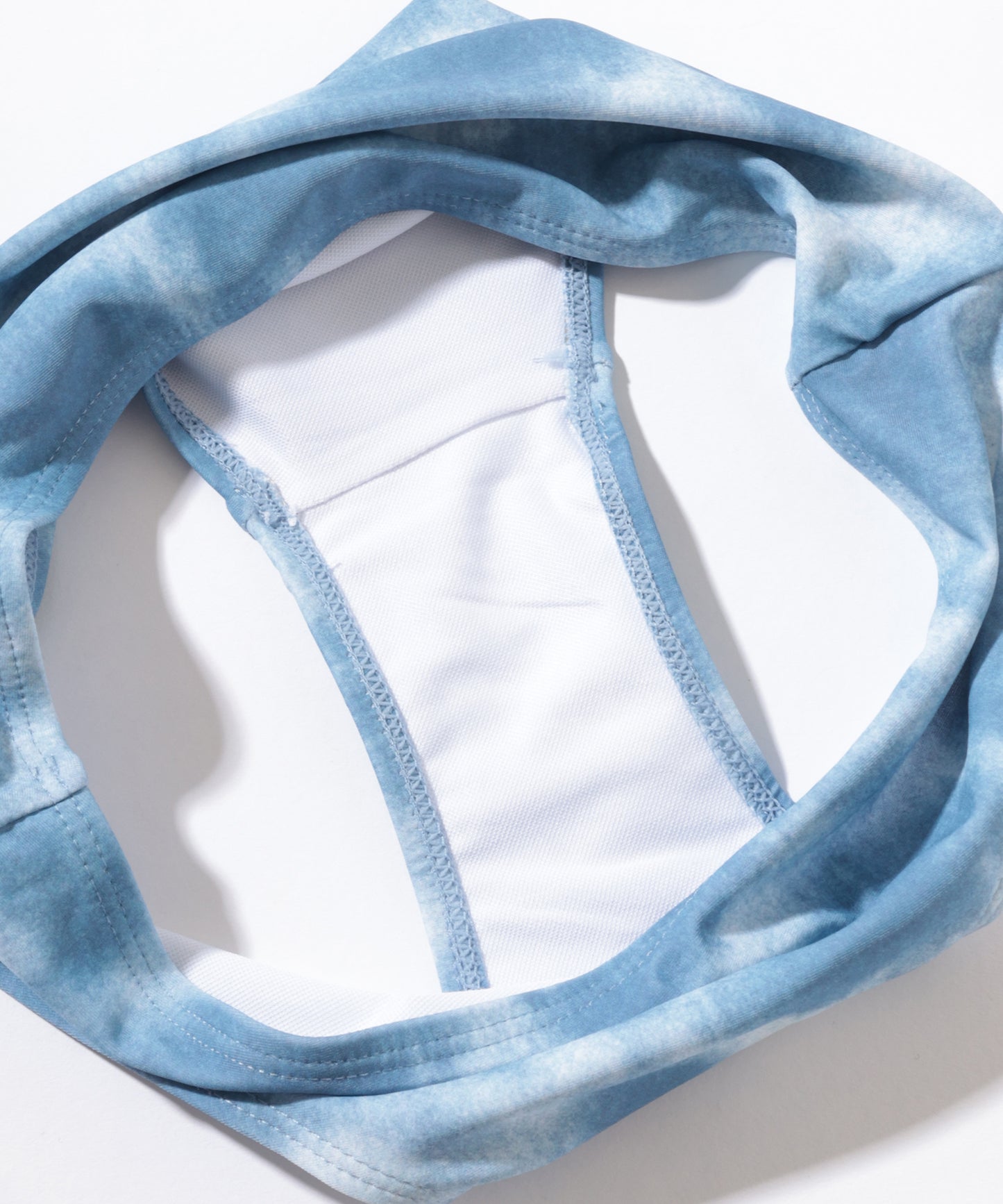 【3点セット】マーブル柄 ホルターネック ドローストリング セパレート 水着