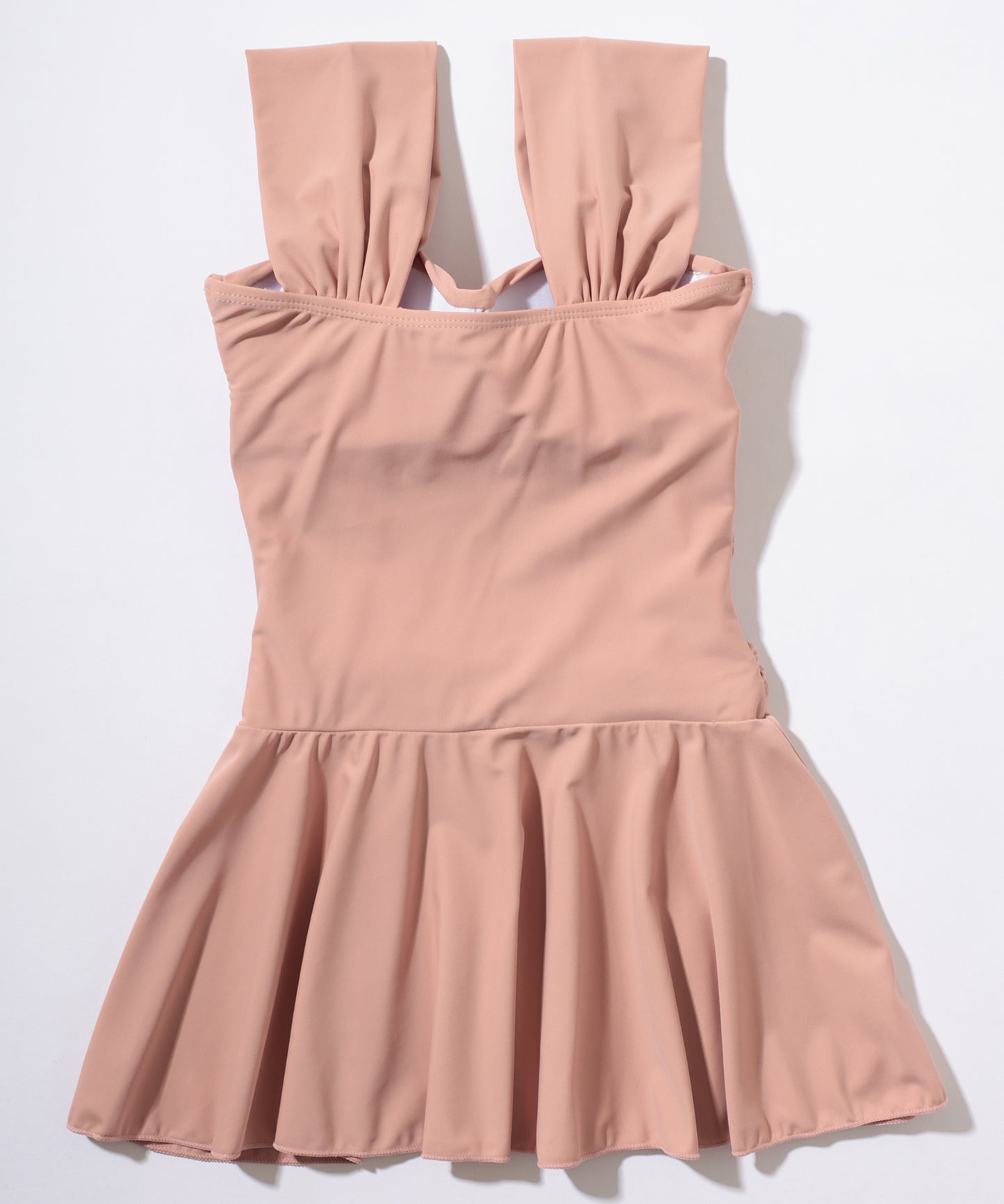 サイドシャーリング フレア ワンピース セパレート水着