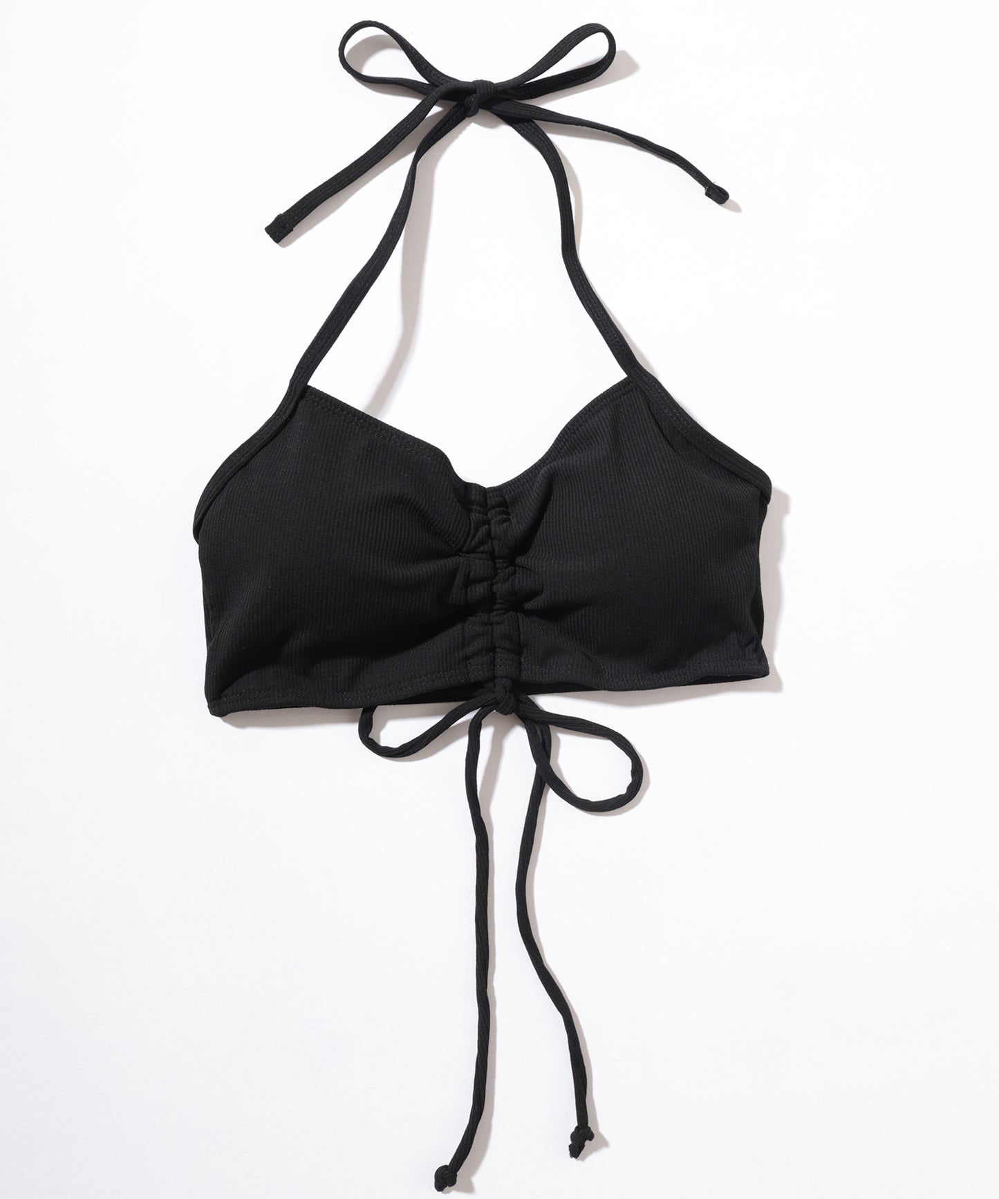 【3点セット】フロント シャーリング ラッシュガード付き ビキニ 水着