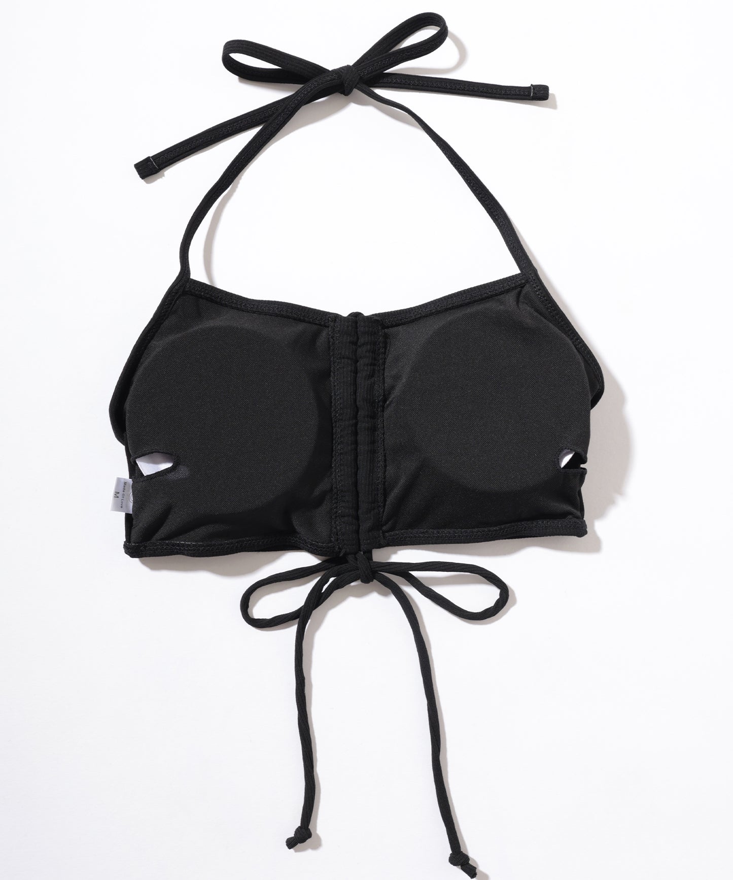 【3点セット】フロント シャーリング ラッシュガード付き ビキニ 水着