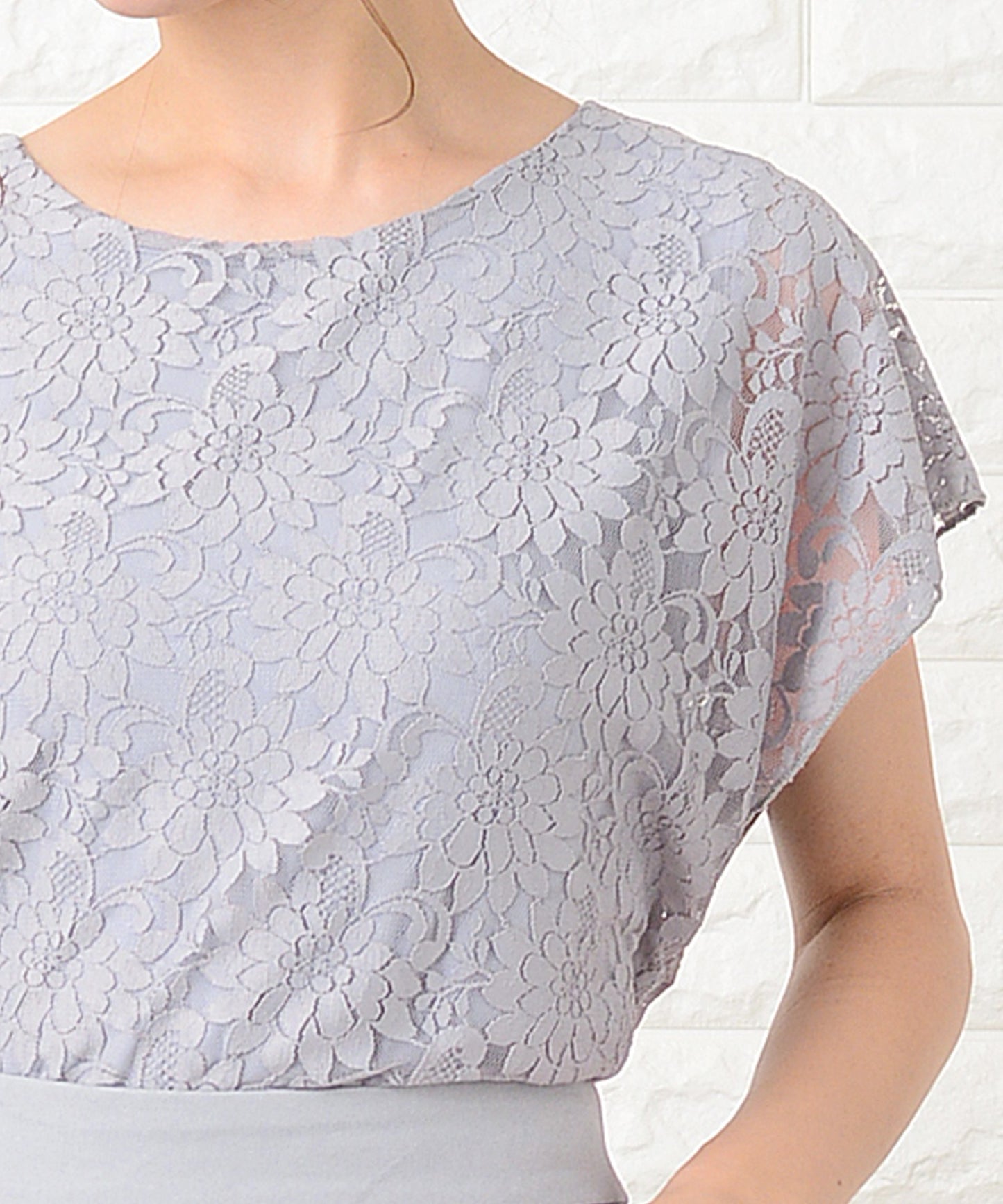 レールフリル袖セットアップ・パンツドレス