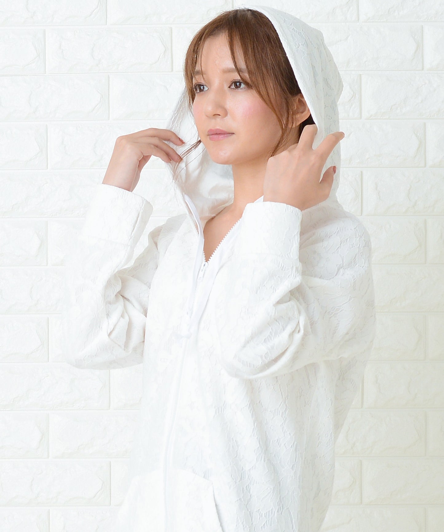 UVカットロング丈長袖ラッシュガード