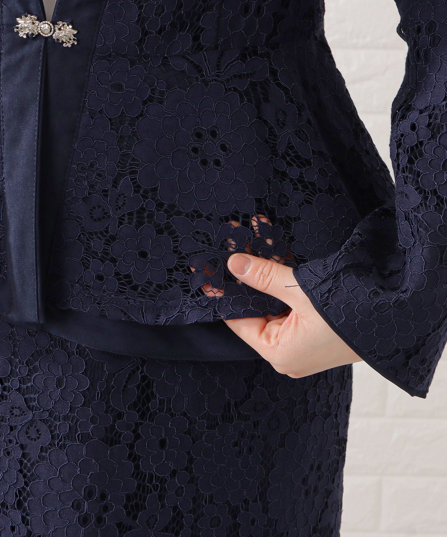 リバーシブルペプラムジャケット&スカートセットアップ