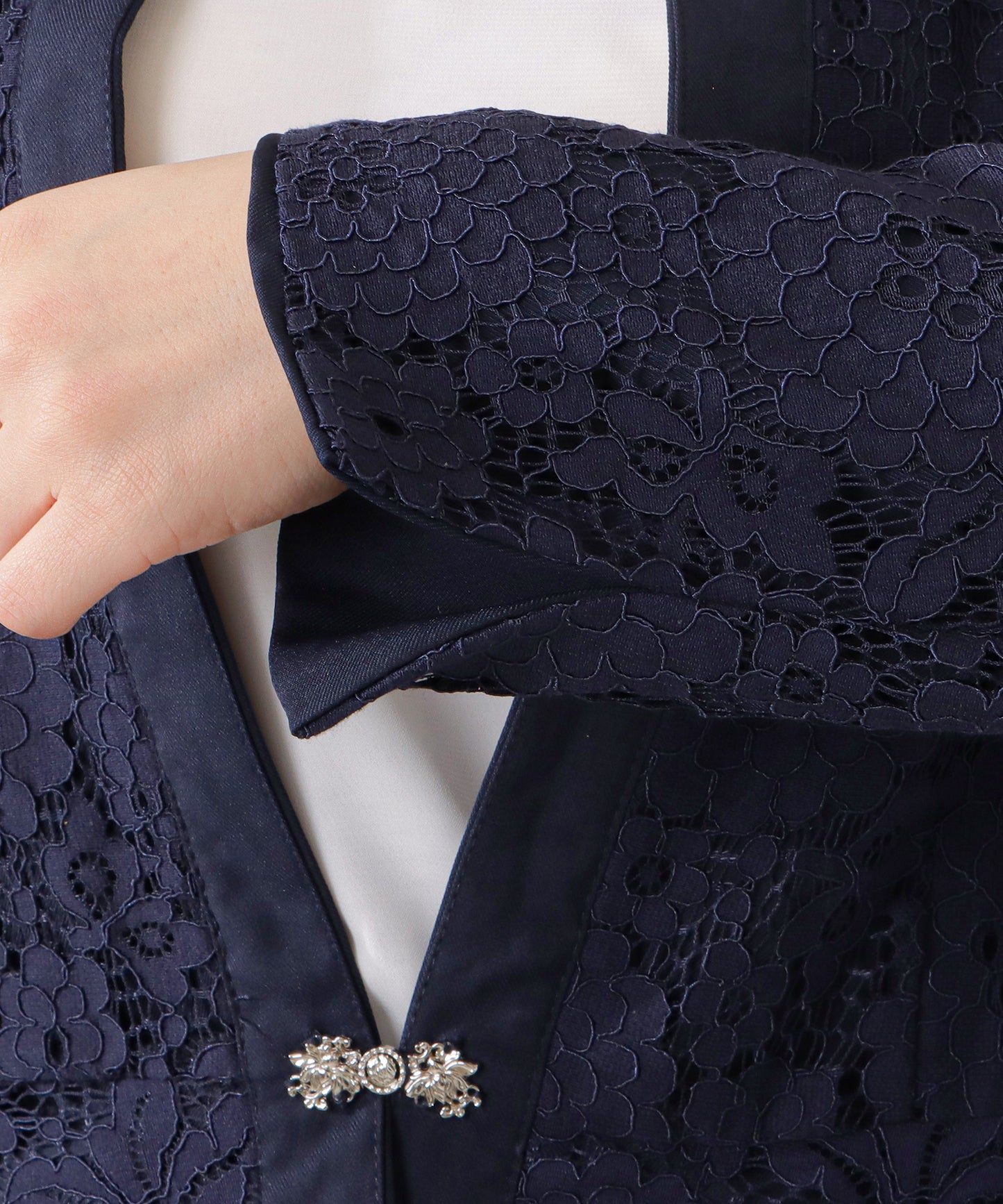 リバーシブルペプラムジャケット&スカートセットアップ