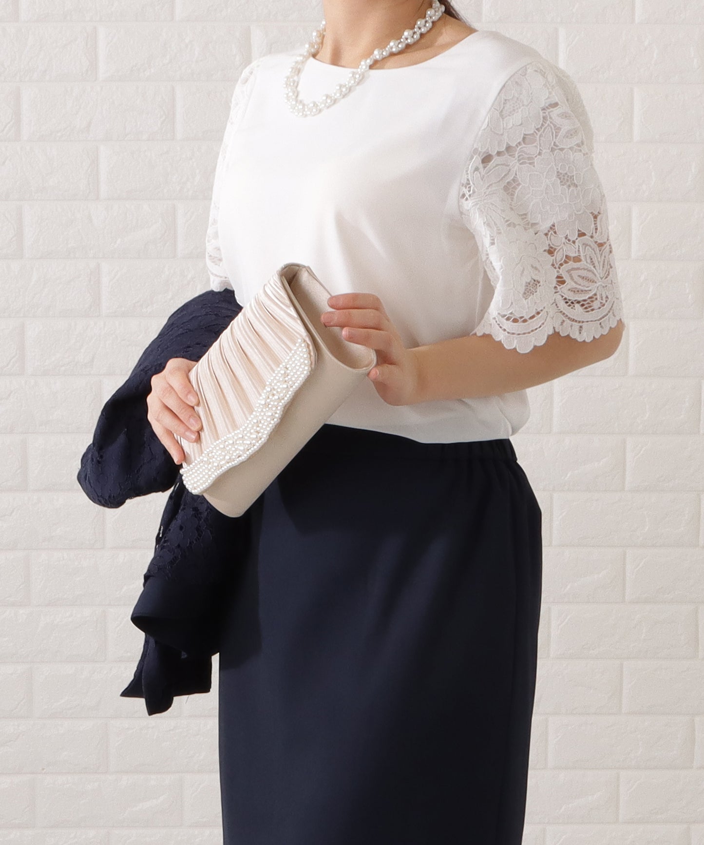 リバーシブルペプラムジャケット&スカートセットアップ