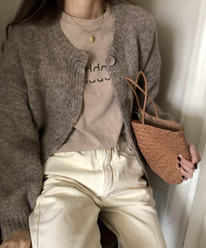 配色 ロゴプリント クルーネック 半袖 Tシャツ