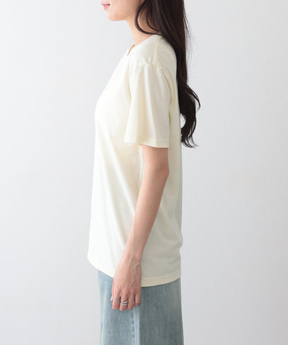 ベーシック 無地 クルーネック 半袖 Tシャツ