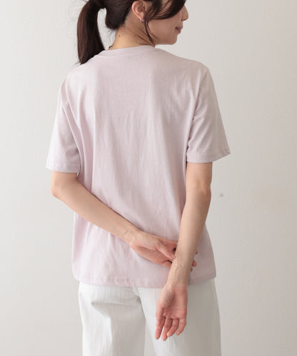 クルーネック ドロップショルダー ベーシック 半袖 Tシャツ