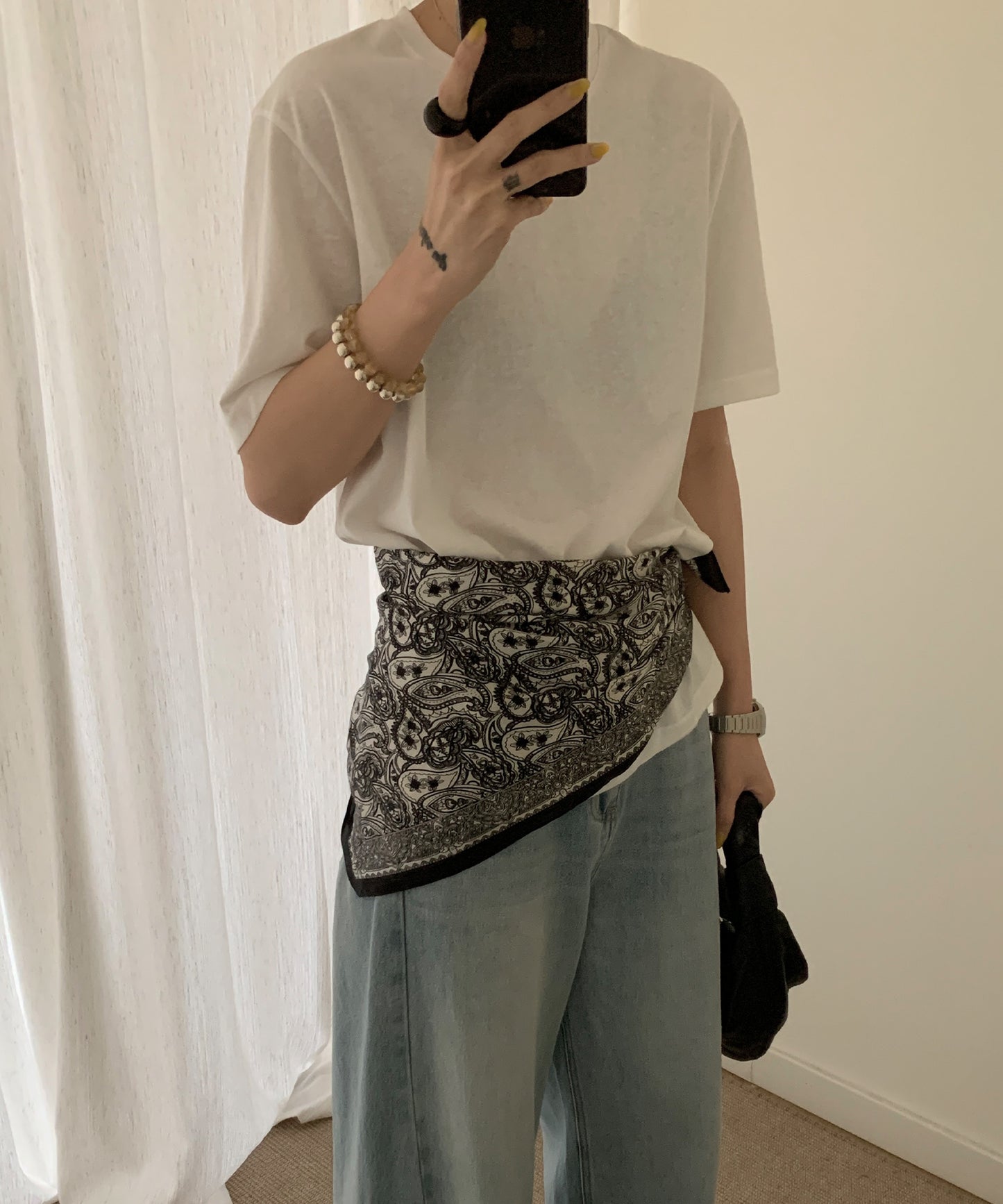 クルーネック ドロップショルダー ベーシック 半袖 Tシャツ