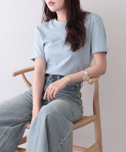 クルーネック ベーシック コットン 半袖 Tシャツ