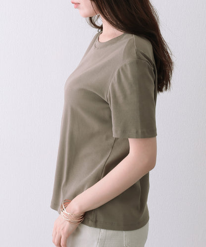 クルーネック ベーシック コットン 半袖 Tシャツ