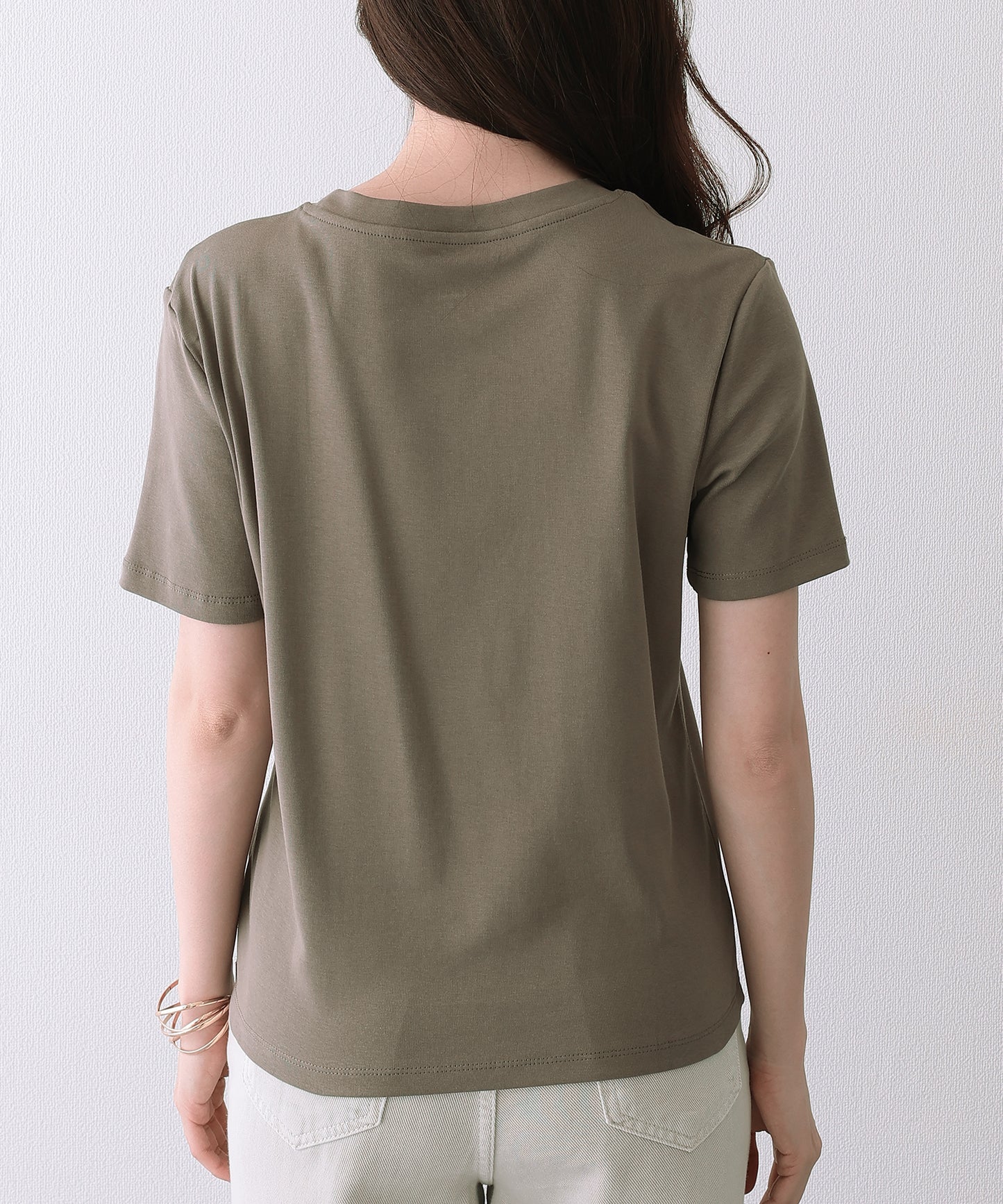 クルーネック ベーシック コットン 半袖 Tシャツ