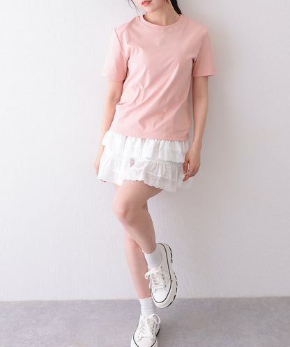 クルーネック ベーシック コットン 半袖 Tシャツ