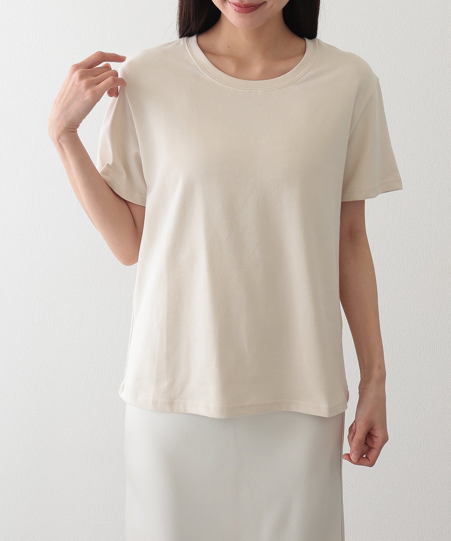 クルーネック ベーシック 半袖 Tシャツ カットソー