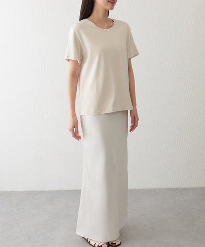 クルーネック ベーシック 半袖 Tシャツ カットソー