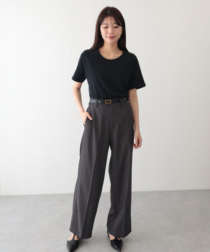 クルーネック ベーシック 半袖 Tシャツ カットソー
