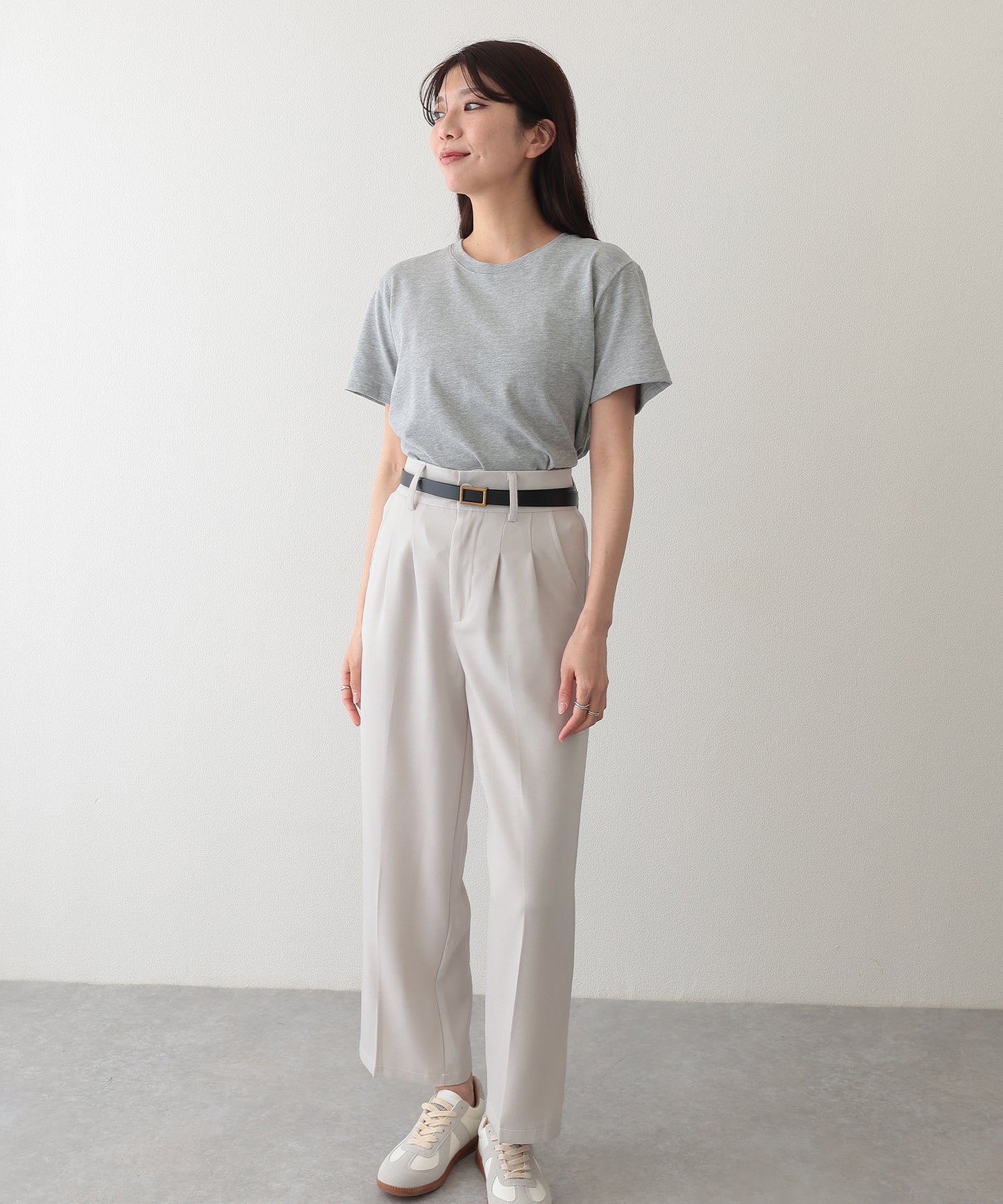 クルーネック ベーシック 半袖 Tシャツ カットソー