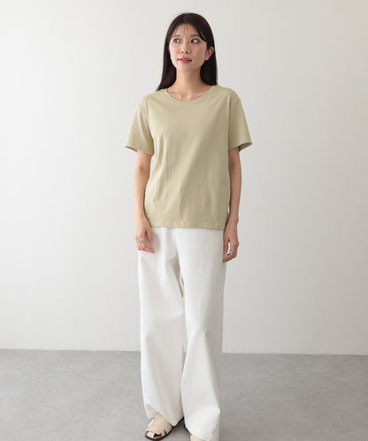 クルーネック ベーシック 半袖 Tシャツ カットソー