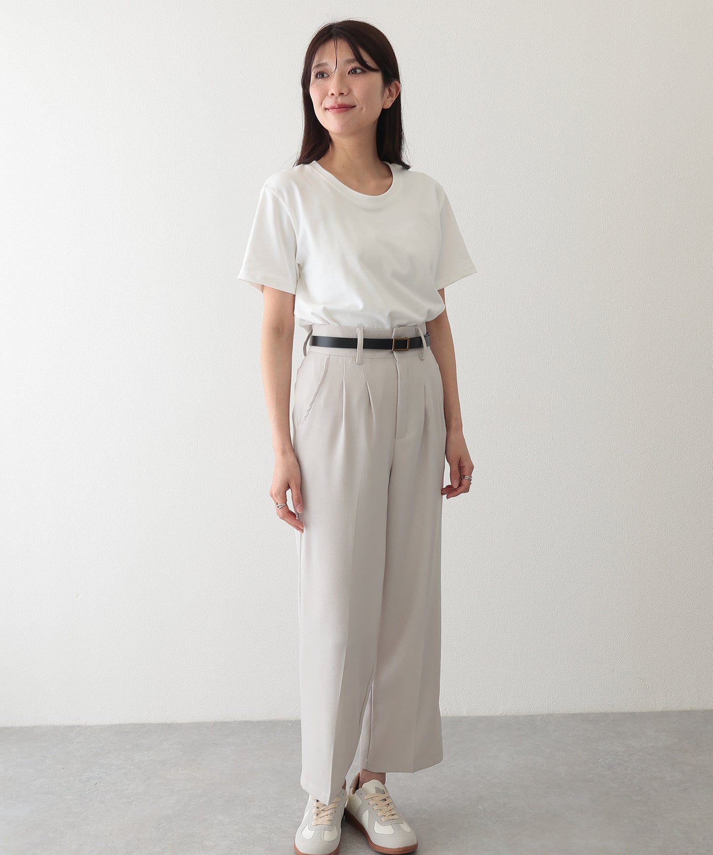 クルーネック ベーシック 半袖 Tシャツ カットソー