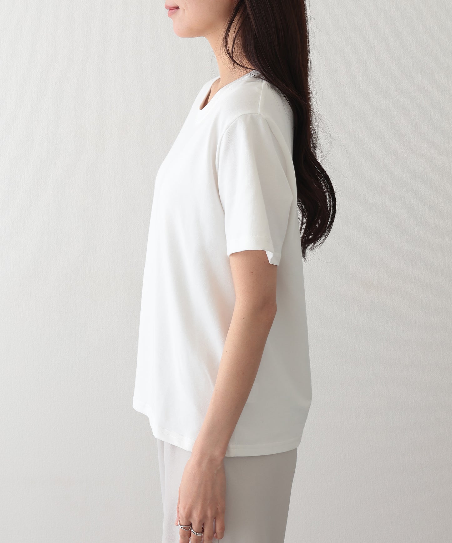クルーネック ベーシック 半袖 Tシャツ カットソー