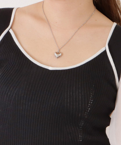 シフォンドッキングキャンディニットトップス