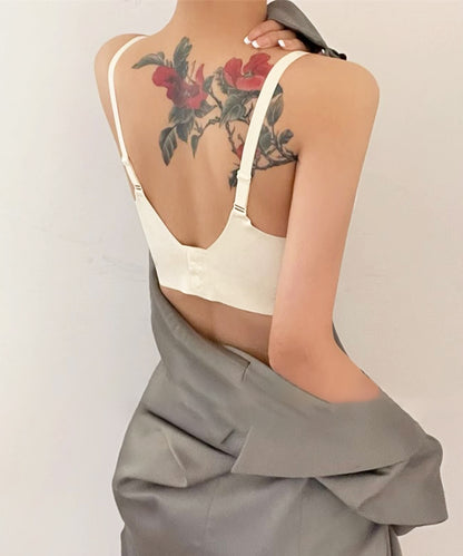 立体 メイク ノンワイヤー シームレス ブラジャー&ショーツ