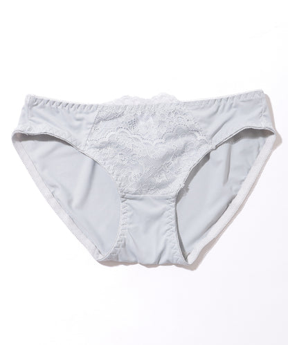 クロスストラップ フロントホック レーシィ ブラ&ショーツ