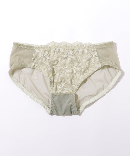 【2点セット】 フラワー 刺繍 フレンチ レース ノンワイヤー ブラ