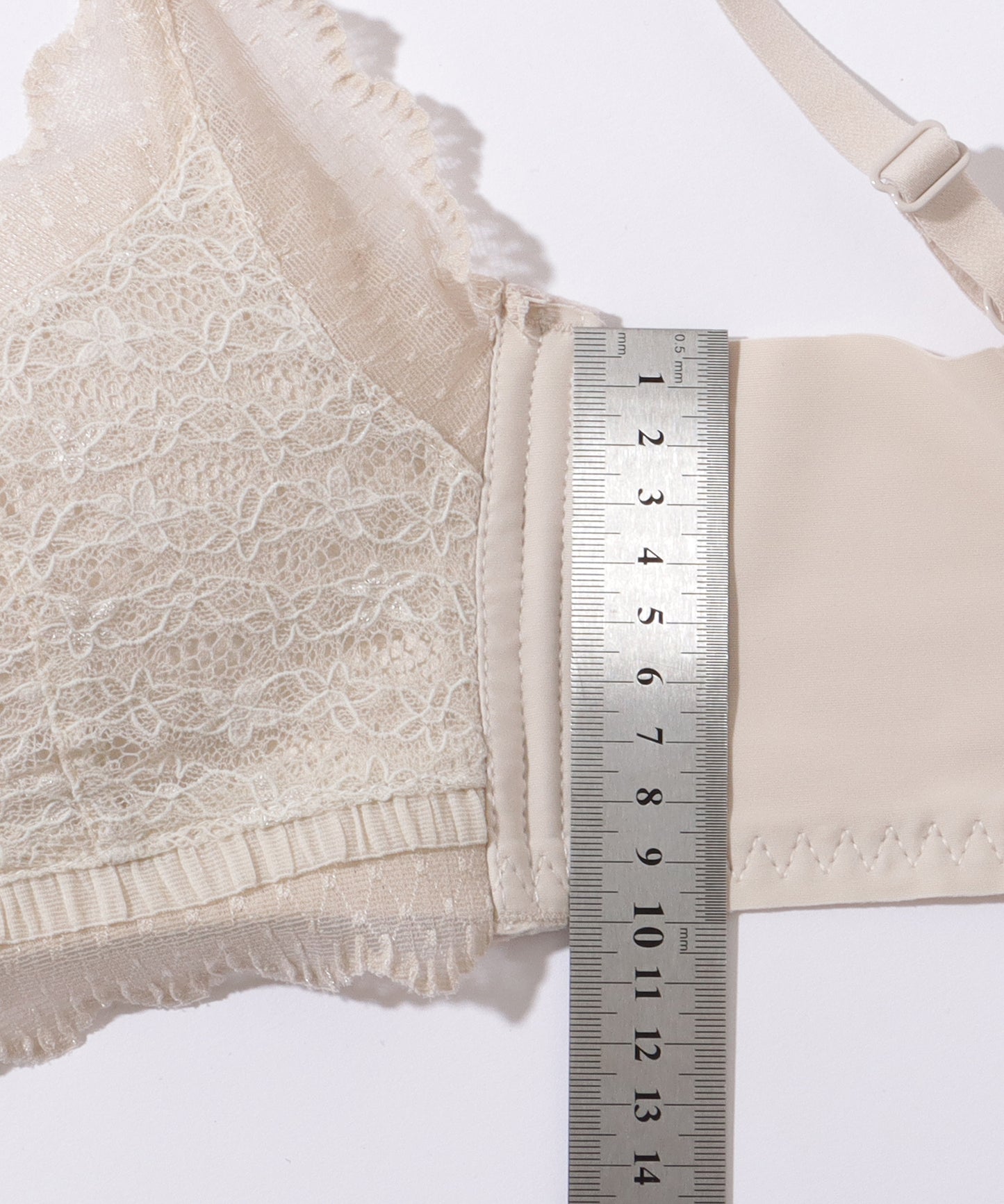 【2点セット】ビジュー付き ソリッドカラー ブラ&ショーツ