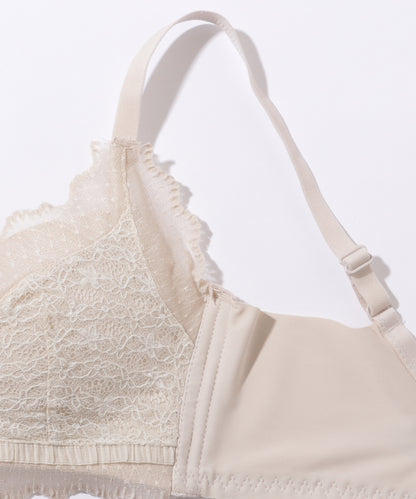 【2点セット】ビジュー付き ソリッドカラー ブラ&ショーツ