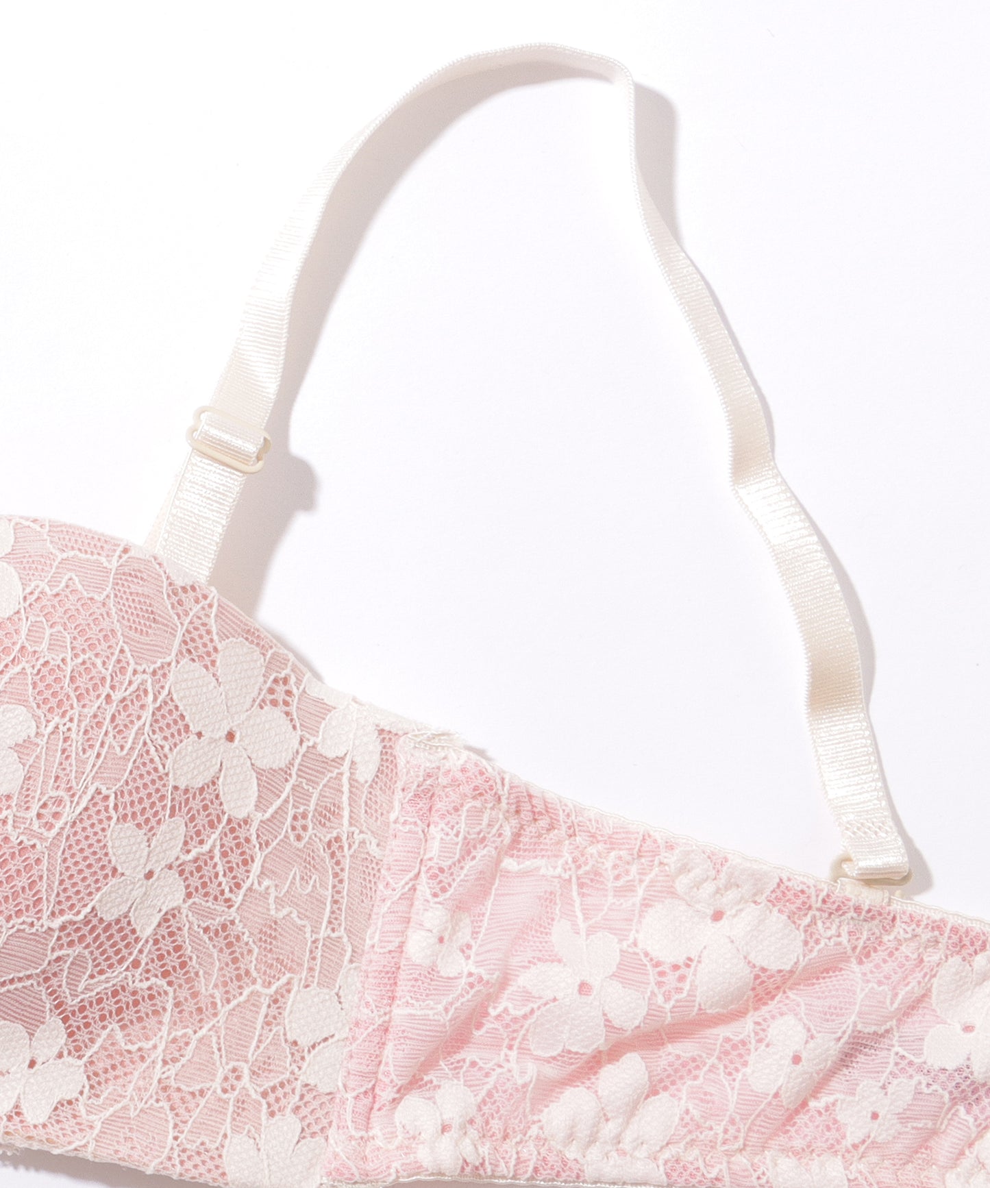 【2点セット】フラワー レース 1/2 ブラ&ショーツ