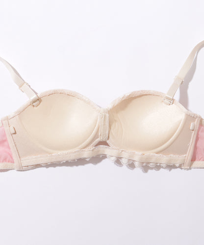 【2点セット】フラワー レース 1/2 ブラ&ショーツ