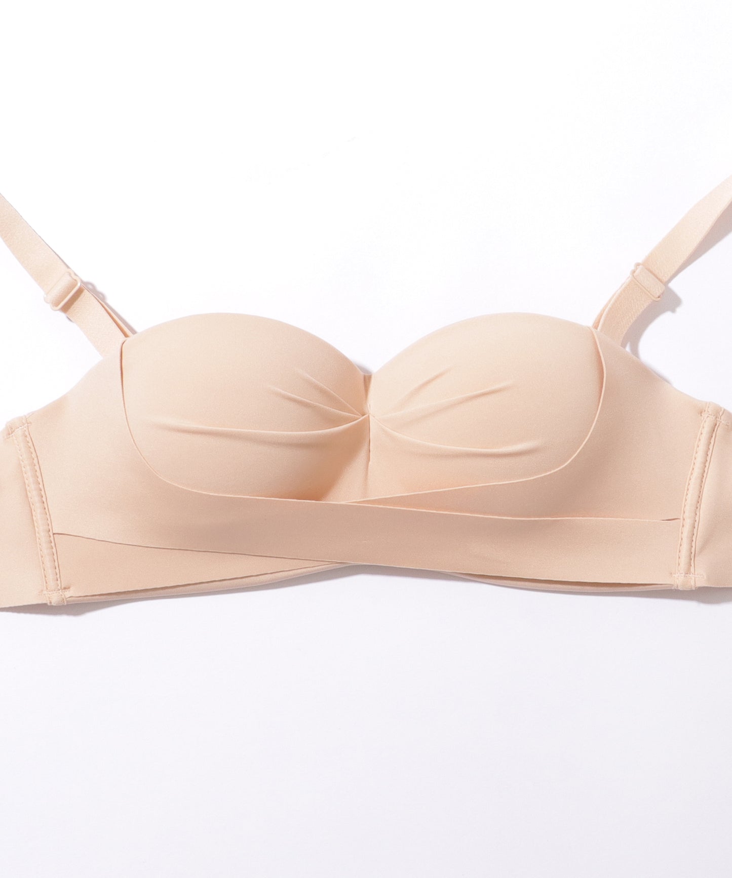 【2点セット】ソリッドカラー 2WAY 1/2 ブラ&ショーツ